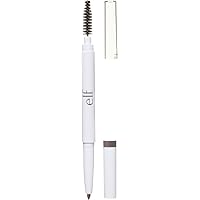 e.l.f., Instant Lift Brow Pencil, Dual-Sided, Precise, Fine Tip, Shapes, Defines, Fills Brows, Contours, Combs, Tames, Neutral Brown, 0.006 Oz