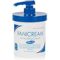 Vanicream Moisturizing Skin Cream with Pump Dispenser - 16 fl oz (1 lb) - Moisturizer Formulated Without Common Irritants for Those with Sensitive Skin