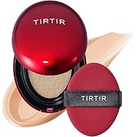 TIRTIR Mask Fit Red Cushion Foundation | Japan's No.1 Choice for Glass skin, Long-Lasting, Lightweight, Buildable Coverage, Semi-Matte (23N Sand, 0.63 Fl Oz (Pack of 1))