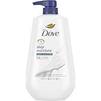 Dove Body Wash with Pump Deep Moisture For Dry Skin Moisturizing Skin Cleanser with 24hr Renewing MicroMoisture Nourishes The Driest Skin 30.6 oz